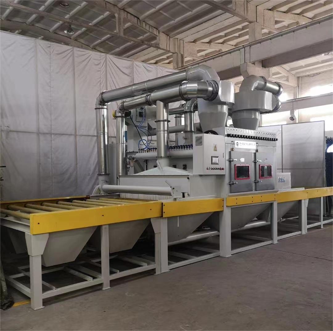 镇江抛丸机跑砂是什么原因