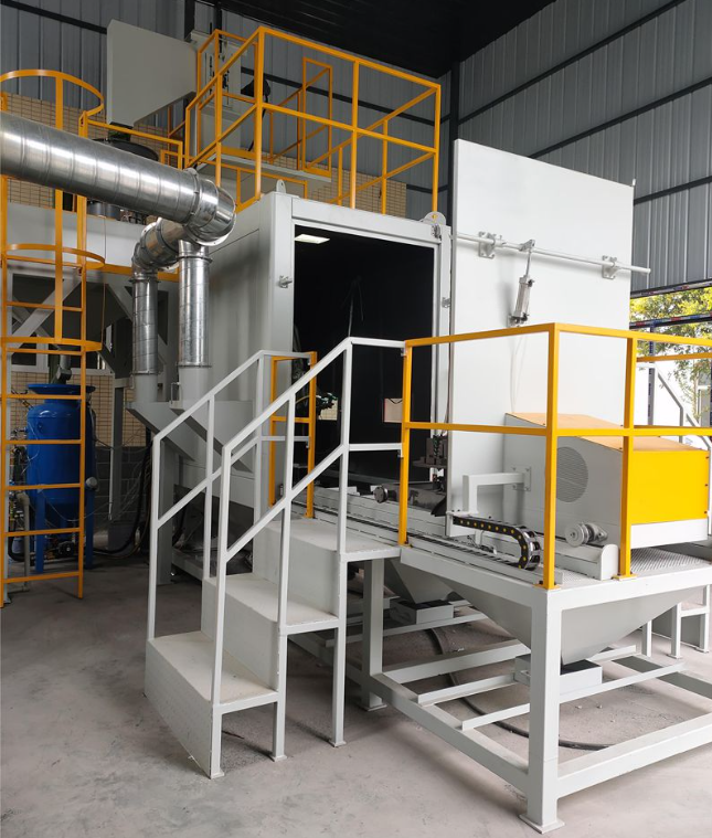 镇江全自动喷砂机 实现无人化高效生产