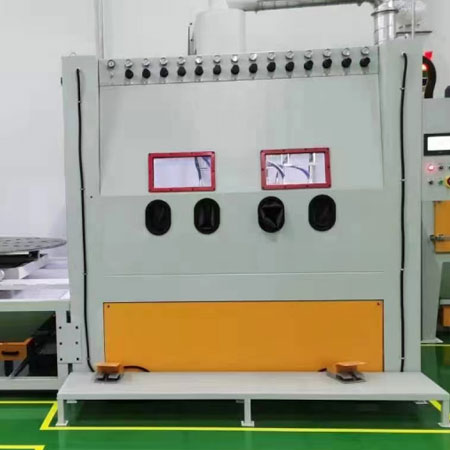 镇江高效生产，从箱体手动喷砂机开始，提升零部件质量